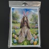 Caroline's Treasures DAC4914GCA7P Afghan Hound Easter Egg Hunt Greeting Cards