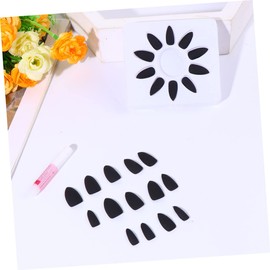 Healeved Nail Art Stickers Set 24pcs Fake Nails for Women Easy Application Diy Manicure Decorations