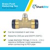 SharkBite 1-1/4 Inch x 1-1/4 Inch x 1/2 Inch Reducing