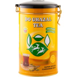 Do Ghazal Loose Leaf Tea Ceylon Cardamom Loose Tea 400g - 14.1oz Tin