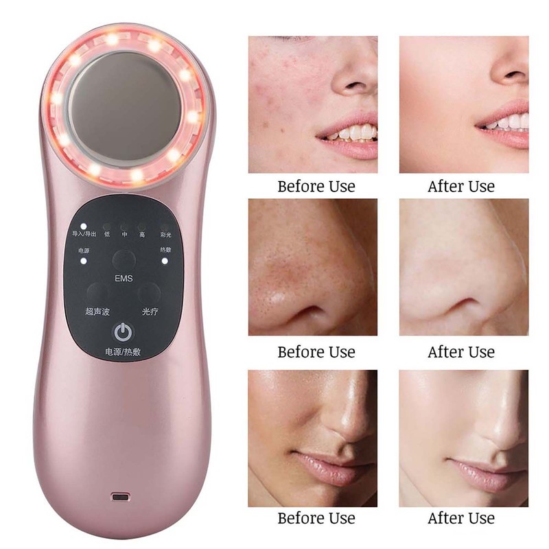 Photon Rejuvenation RF Facial Machine Ultrasonic Lifting Firming Facial Massage