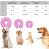 DAQI Collar de Recuperación para Perro, Inflable Cómodo Cono Protector
