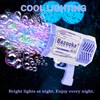 Bubble Gun, Bazooka Bubble Gun, 69 Holes Bubble Machine Gun