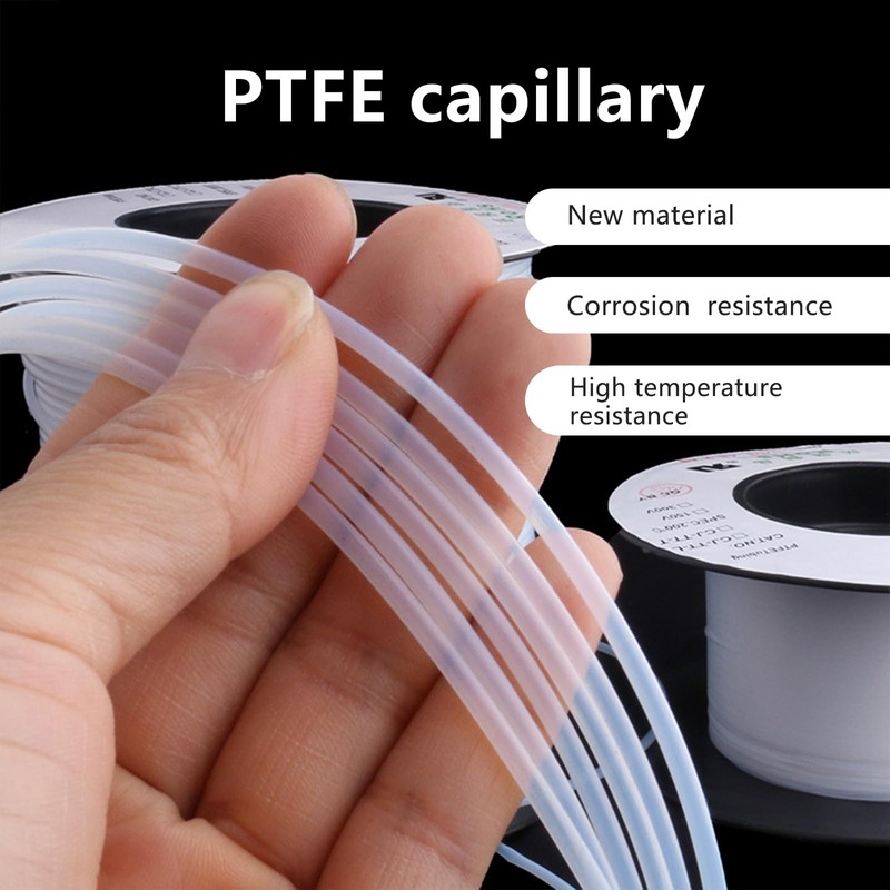PTFE Hose 1.2 m, 2.5 mm ID × 4 mm