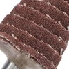 sourcing map 25mm Cone Shape Abrasive Flap Wheel 1/4" Shank