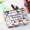 JTOUK Running Runner Gift Marathoner Gift Marathon Runner Zipper Pouch