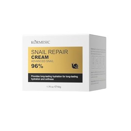 Soleneva Schnecke Repair Creme,Feuchtigkeitscreme Mit Schneckenschleim und Hydrolysiertem Kollagen zur Linderung von roter, Trockener und Juckender Haut, zur Intensiven Befeucht