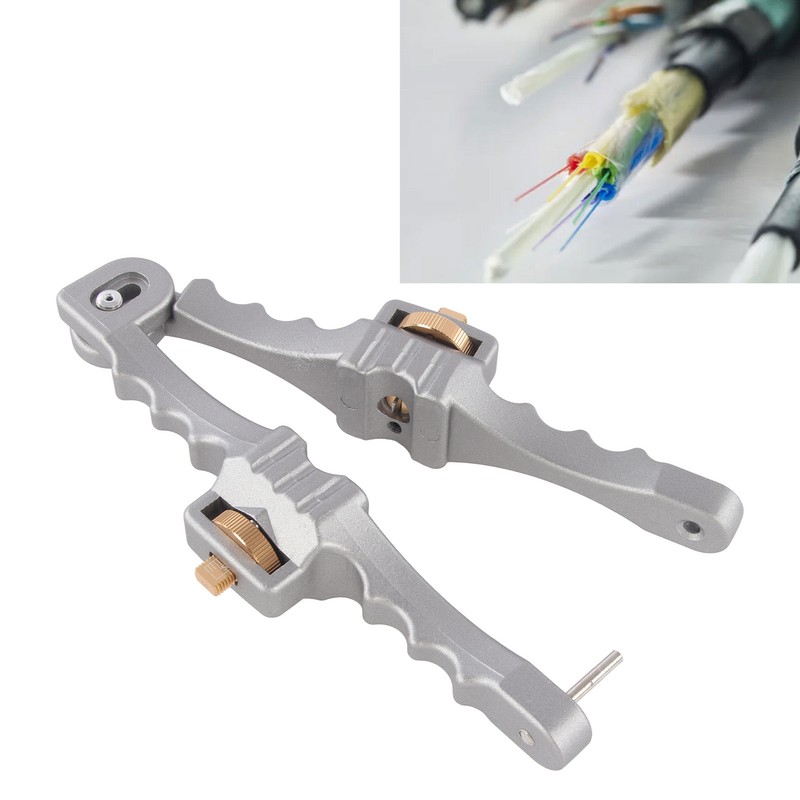 Fiber Optic Cable Stripper Adjustable Longitudinal Sheath Mid Span Stripping