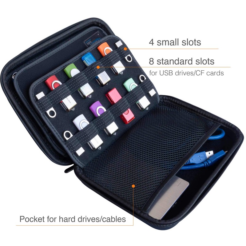 Large Capacity Memory Card SD Card Case/USB Flash Drive Storage