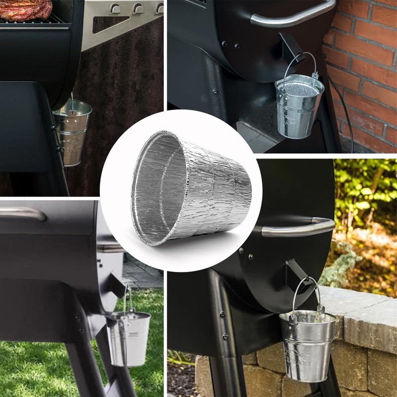 30 Pack 𝗚𝗿𝗲𝗮𝘀𝗲 𝗕𝘂𝗰𝗸𝗲𝘁 𝗟𝗶𝗻𝗲𝗿 Compatible for 𝗧𝗿𝗮𝗲𝗴𝗲𝗿，Ranger Drip Tray