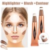 Blush Liquid,3PCS Blush Cream,Highlighter Makeup Liquid,Contour Stick,Cream Highlighter & Creme