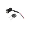 Motoforti Black 3 Wired Electric Bike Bicycle Ignition Switch Lock
