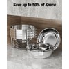 WARMOUNTS Round Chafing Dishes for Buffet with Glass Lid (5QT,