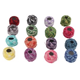 Lace Yarn, Cotton Lace Yarn, Sewing Lace Yarn, Crochet Lace Yarn, Coloured Lace Yarn for Crochet, Hardanger Needlepoint Hand Embroidery