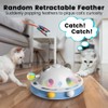 VOSFEEL Cat Toy Replaceable Feathers Toy Accessories, 3 Pcs Feather