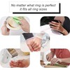 Ryaner Ring Size for Loose Rings,16pcs set, Invisible Clear Silicone,