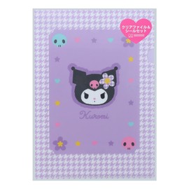 Sunstar Stationery Sanrio Character Clear File with Sticker A5 Y2K Chromi S2138832