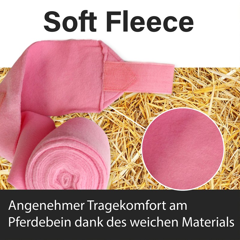 Fleece Bandages for Horse with- Horse Fleece Bandages in Set