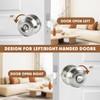 RAZCC Privacy Door Knobs, 3 Pack Satin Nickel Door Knobs
