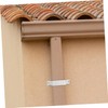 Operitacx Gutter Downspout Strap Adapter Durable Aluminum Alloy Connector Clip