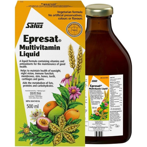 Salus Epresat Herbal Liquid Multivitamin (Vegetarian Formula), 500ml
