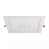 Volteck EMP-402L Ultra-thin square luminaire for recessing 18W, daylight