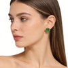 Frigotine St Patricks Day Green Shamrock Stud Earrings for Women,