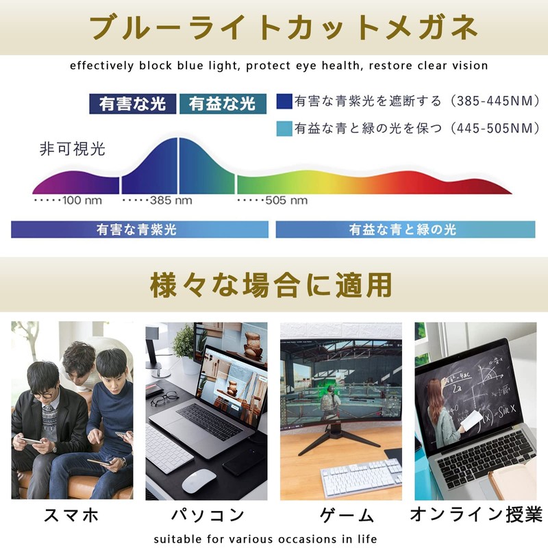 [Dollger] ブルーライトカットメガネ 伊達メガネ ブルーライトカット眼鏡 度なし 8g超軽量 おしゃれ めがね だてめがね ラウンド