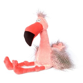 Plush Toy Fool Flamingo Kikeriki for Children and Adults for Collecting, Gifting, Playing, Cuddling
