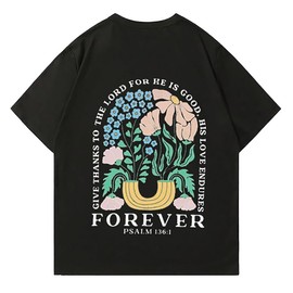 Oversized Graphic Tees Men Y2k T Shirts Women Vintage Tees Unisex Summer Harajuku Tops Black 2XL