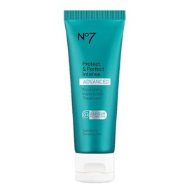 No7 Protect & Perfect Intense Advanced Crema Nutritiva para Manos y Uñas - Crema de Manos Antienvejecimiento con Vitamina B5 - Contiene Péptido de Col