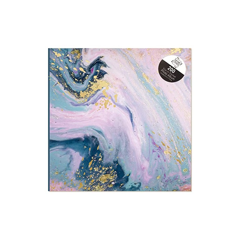 Tallon Abstract Marble Swirl 6x4 Photo Album Memo Slip in