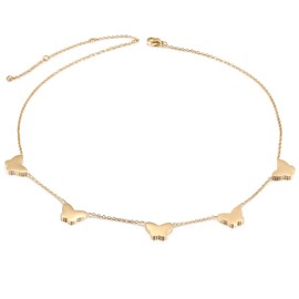 CIUNOFOR 14K Gold Plated Butterfly Necklace For Women and Men A Delicate And Whimsical Accessory The Delicate Butterfly Pendant Love Friendship Necklace Birthday Present for Her Adults Jewerly.