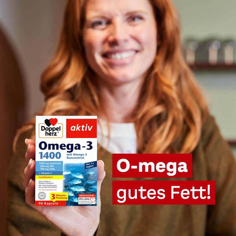 Doppelherz Omega-3 1400 mg - High Dose Omega-3 Concentrate Plus