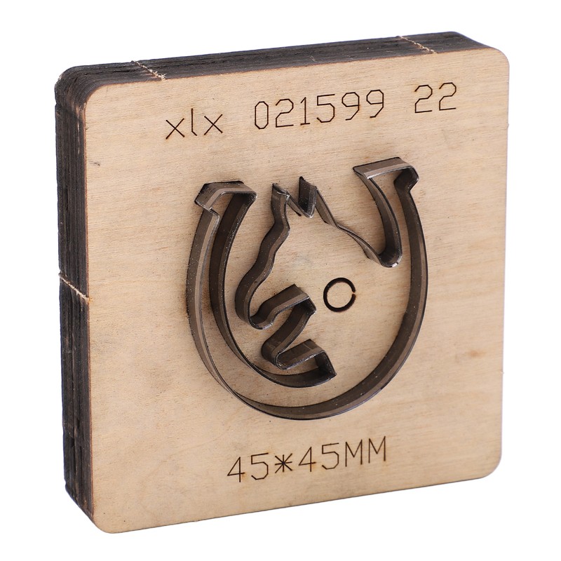Leather Punching Die Wolf Shaped Alloy Steel and Birch High