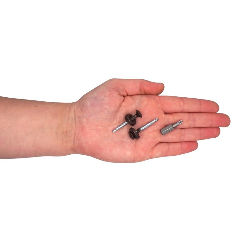 (Pack of 30) Metal Roofing Screws Torx 3/16" x 1-3/8"