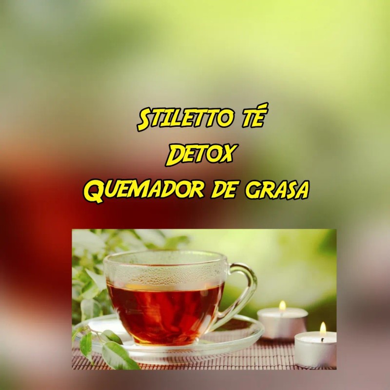 Stiletto Té Detox Quemador De Grasa Suplemento 250g