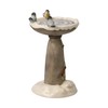 Goebel Figurine Winter Bird Bath - Winter Forest Christmas