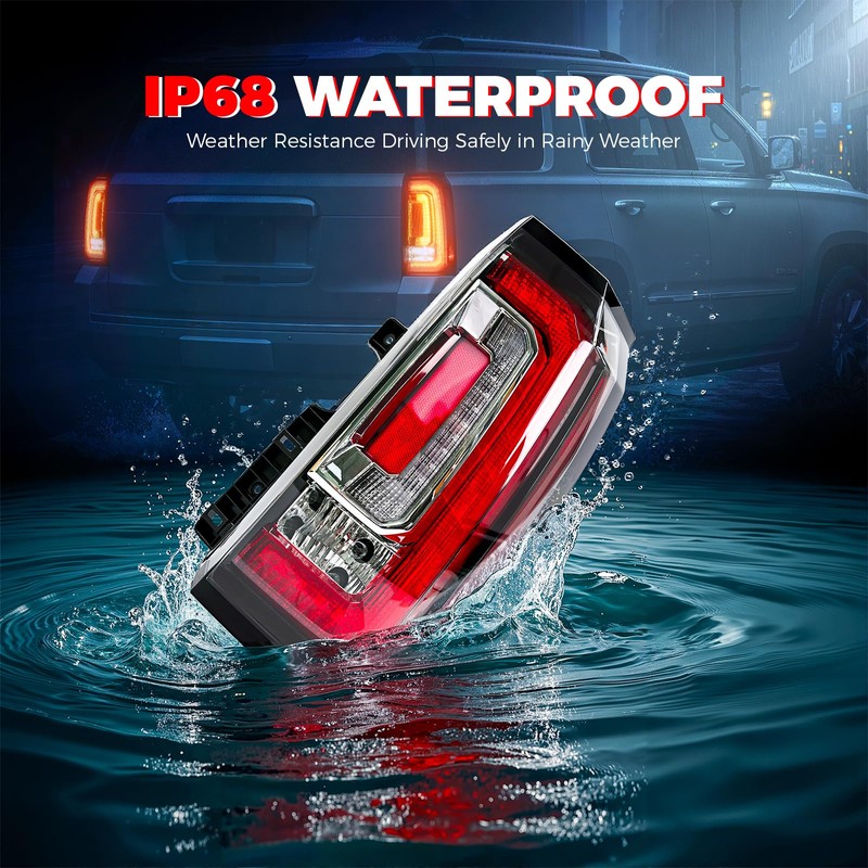 SHINEHOME LED Tail Light Assembly Compatible With 2015 2016 2017