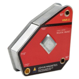 LISHUAI Strong Single Switch Welding Magnet Holder,Neodymium Magnetic Welding Clamp,Magnet Square 45 90 Degree (Multi-Angle)