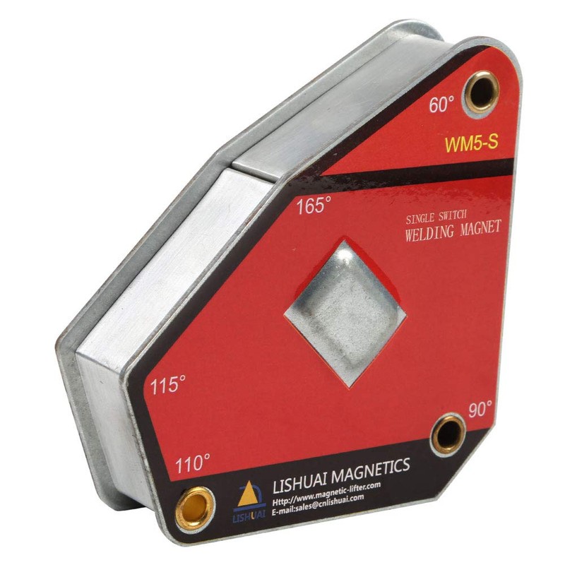 LISHUAI Strong Single Switch Welding Magnet Holder,Neodymium Magnetic Welding Clamp,Magnet