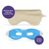 ASUTRA Silk Eye Pillow, Champagne Gold | Filled w/Lavender &