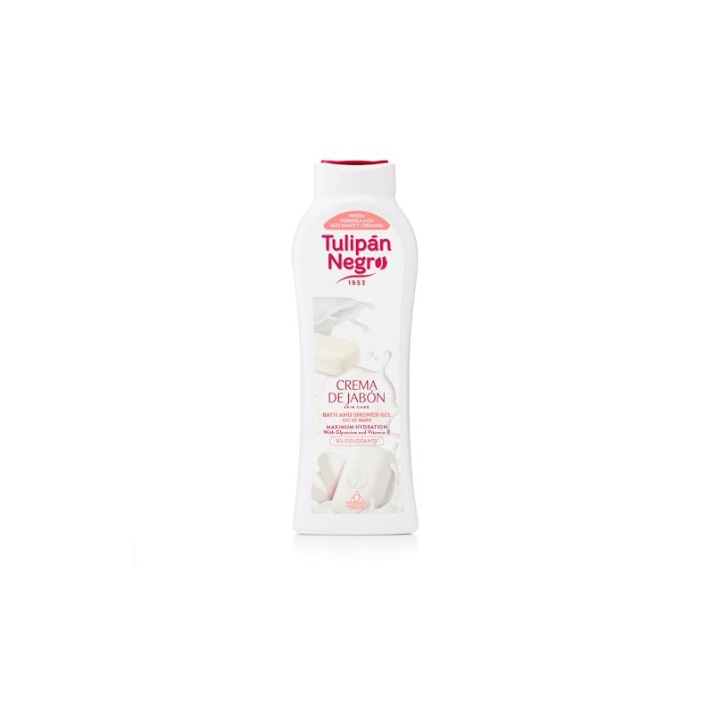 Black Tulip Bath Gel Cream Soap, 650 ml
