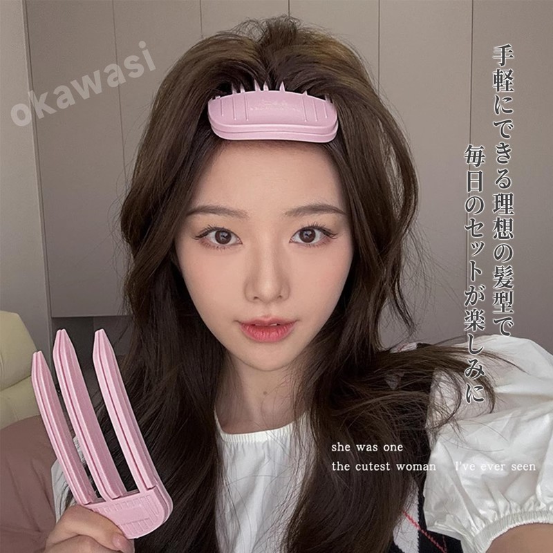OKAWASI Root Rising Clip, 2 Pieces, 6 Teeth + 3