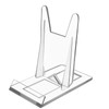 Bonsicoky 6 Pack Adjustable Clear Acrylic Book Display Stands
