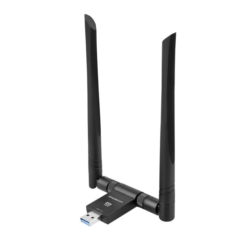 Simplecom NW811v2 AX1800 Dual Band WiFi 6 USB Adapter 802.11ax