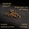 200 Pcs Cute Rose Gold Heart Shaped Paper Clips, Mini