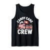Candy Cane Crew Peppermint Train Men Women Kids Family Tank
