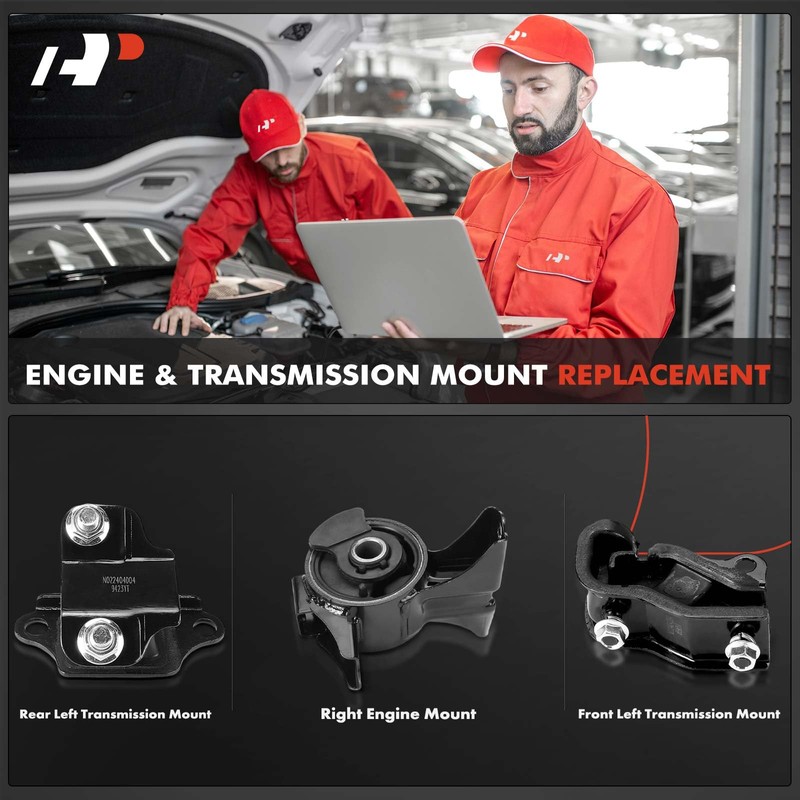 A-Premium 3PCS Engine Motor Mount and Transmission Mount Set Compatible