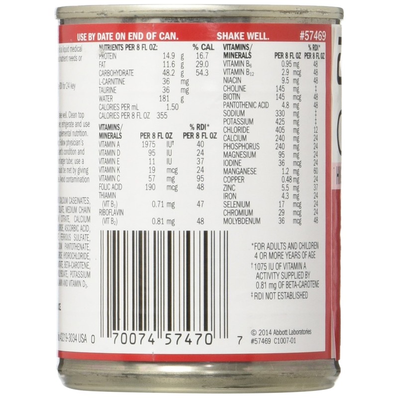 Osmolite 1.5 Cal / 8-oz can/case of 24